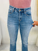 Mica Kick Back And Relax Kick Flare Cropped Jeans in Reg/Curvy