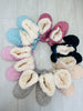 Fur Bow Slippers- Multiple Colors!