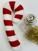 Medium Sherpa Candy Cane Pillow