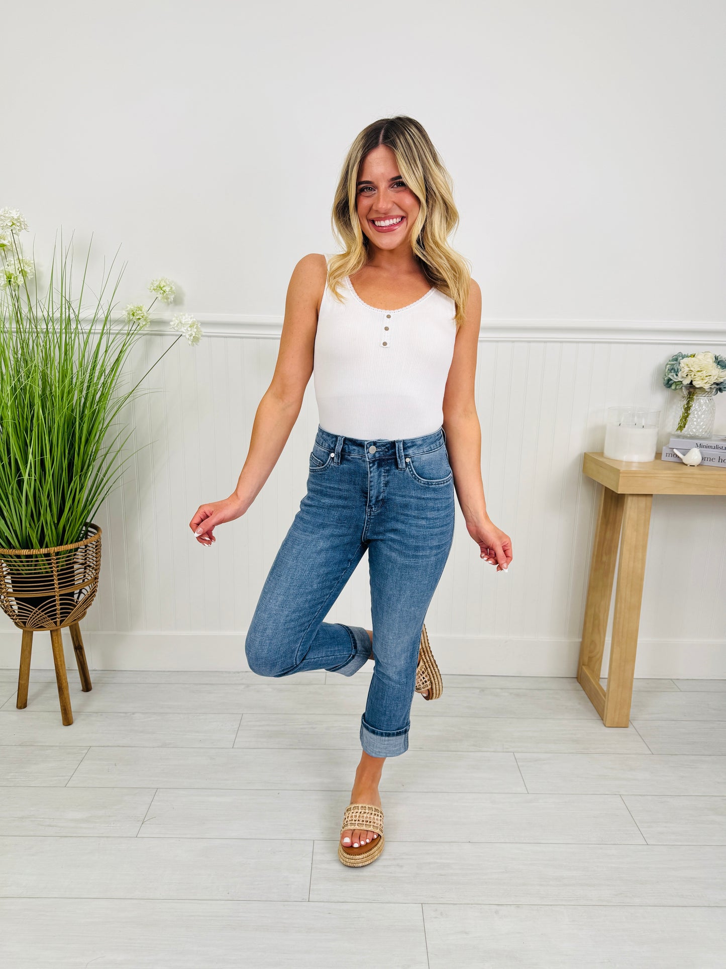Meant For You Tummy Control Capri Jeans in Three Inseams