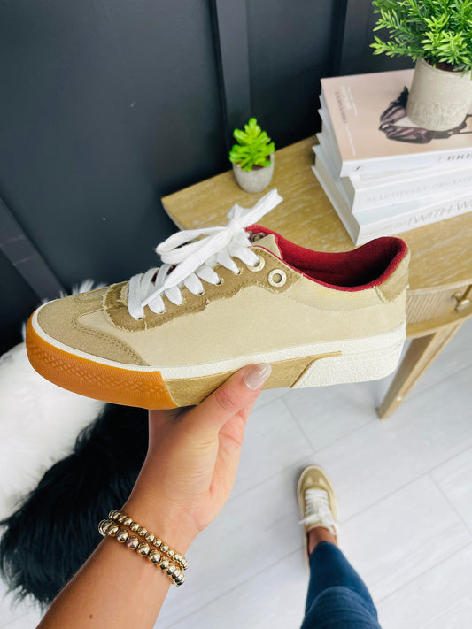 Golden Glide Sneakers