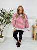 Stripe Up Your Alley Pullover In Heather Grey