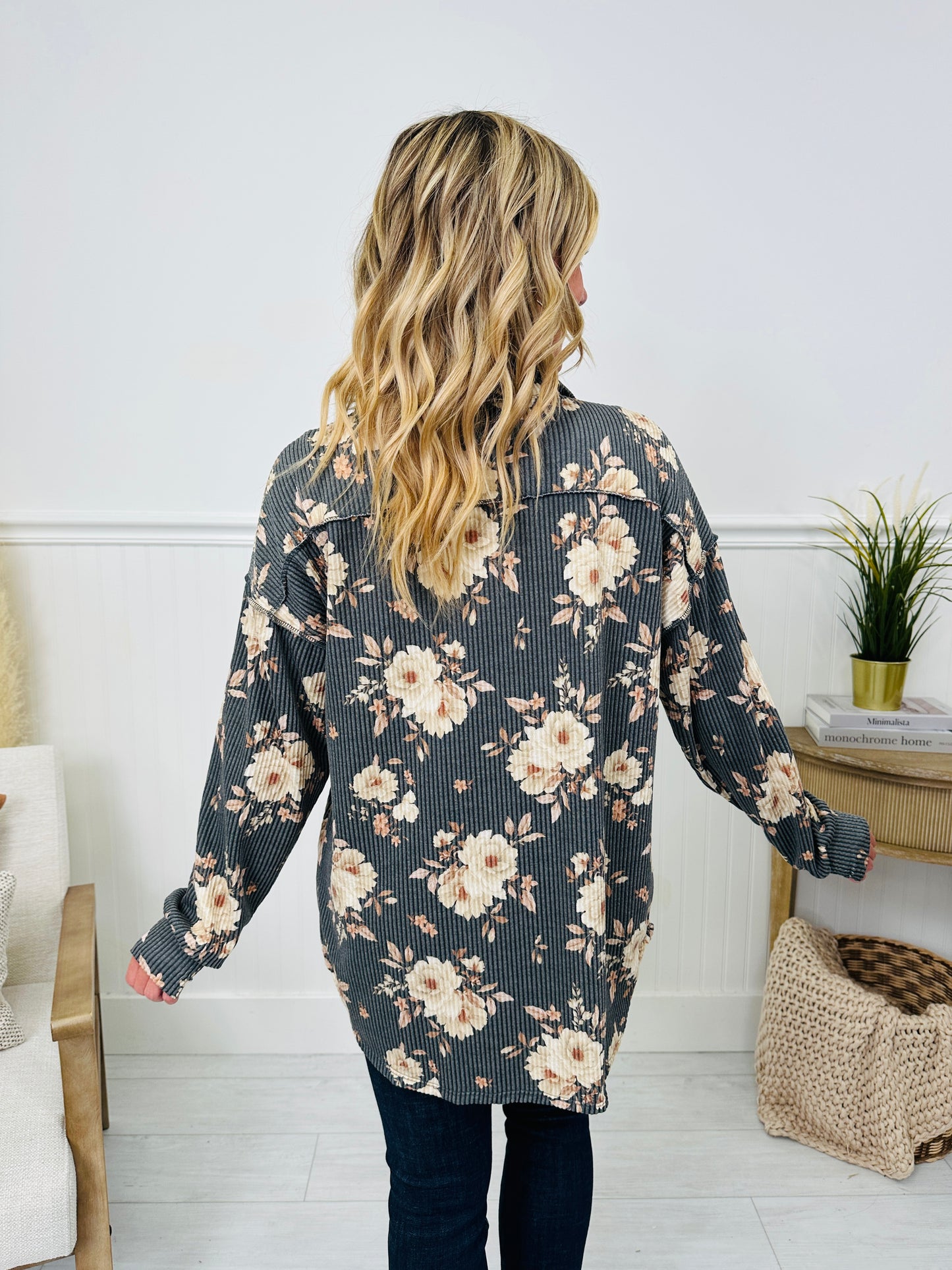 Blooms Of Fall Shacket