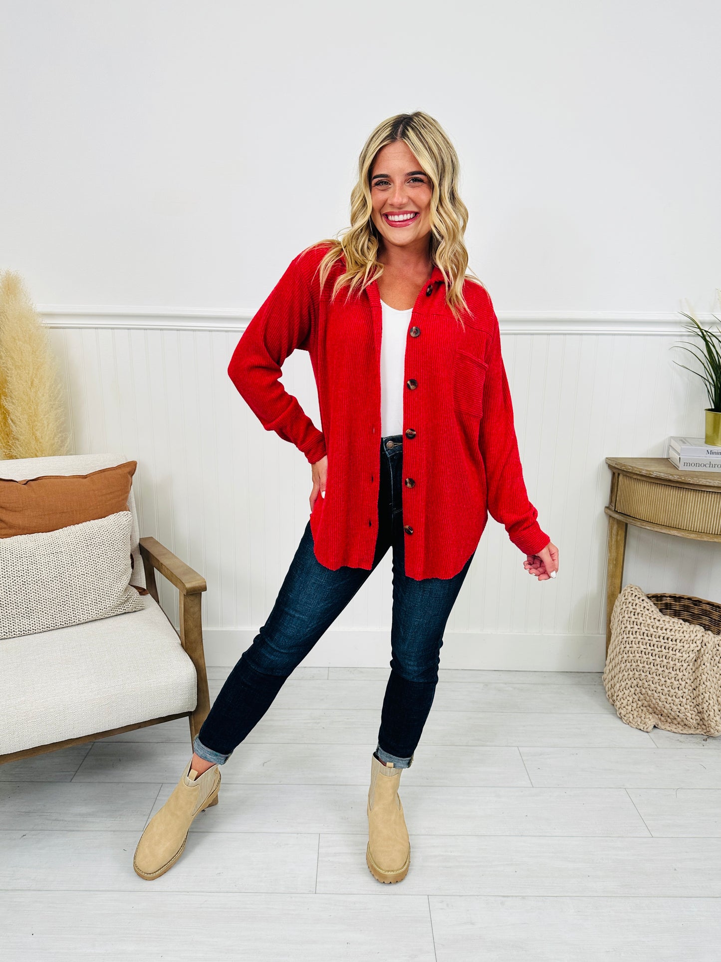 Time To Lounge Shacket- Multiple Colors!