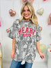 Heart Breaker Camo Graphic Tee