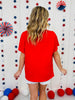 Patriotic Patchwork Top in Multiple Colors
