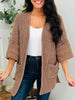 Morning Dew Cardigan In Chocolate