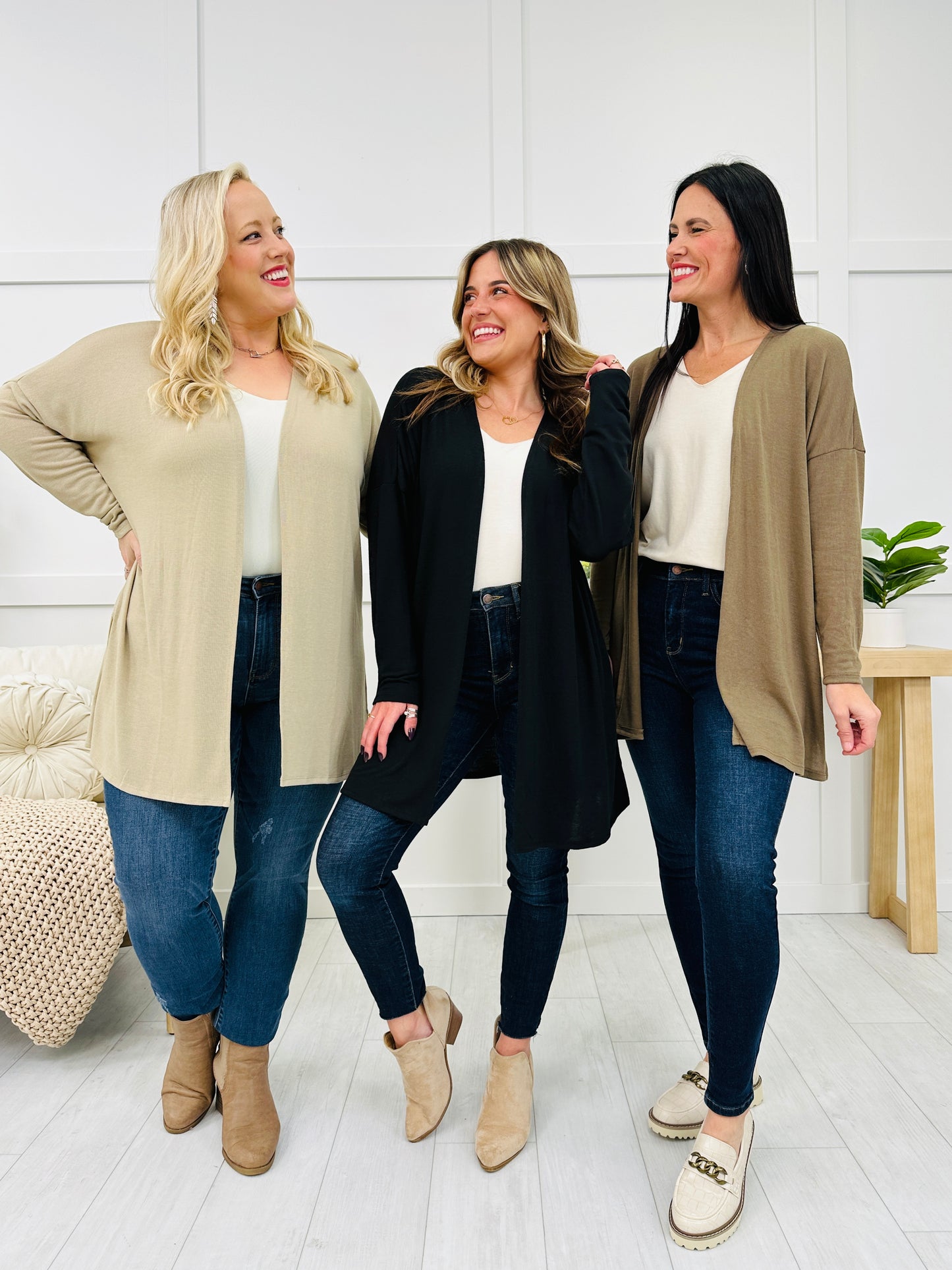 REG/CURVY The Comfiest Cardigan--Multiple Colors