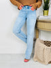 Feeling Brand New Slim Wide Leg Tummy Control Jeans
