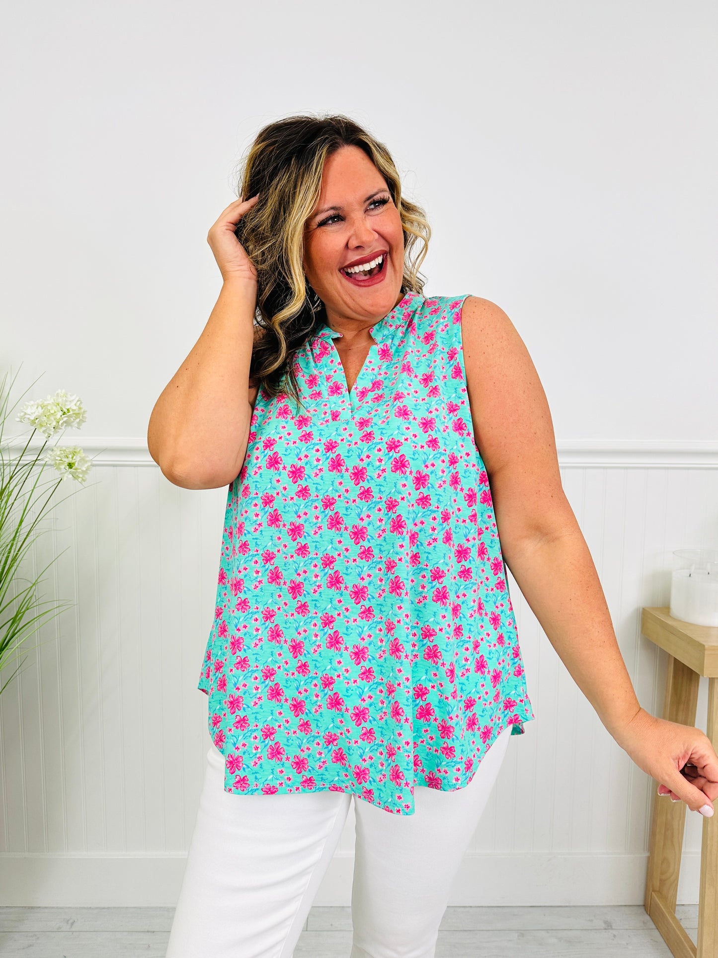 Sunshine Energy Top in Key West Print