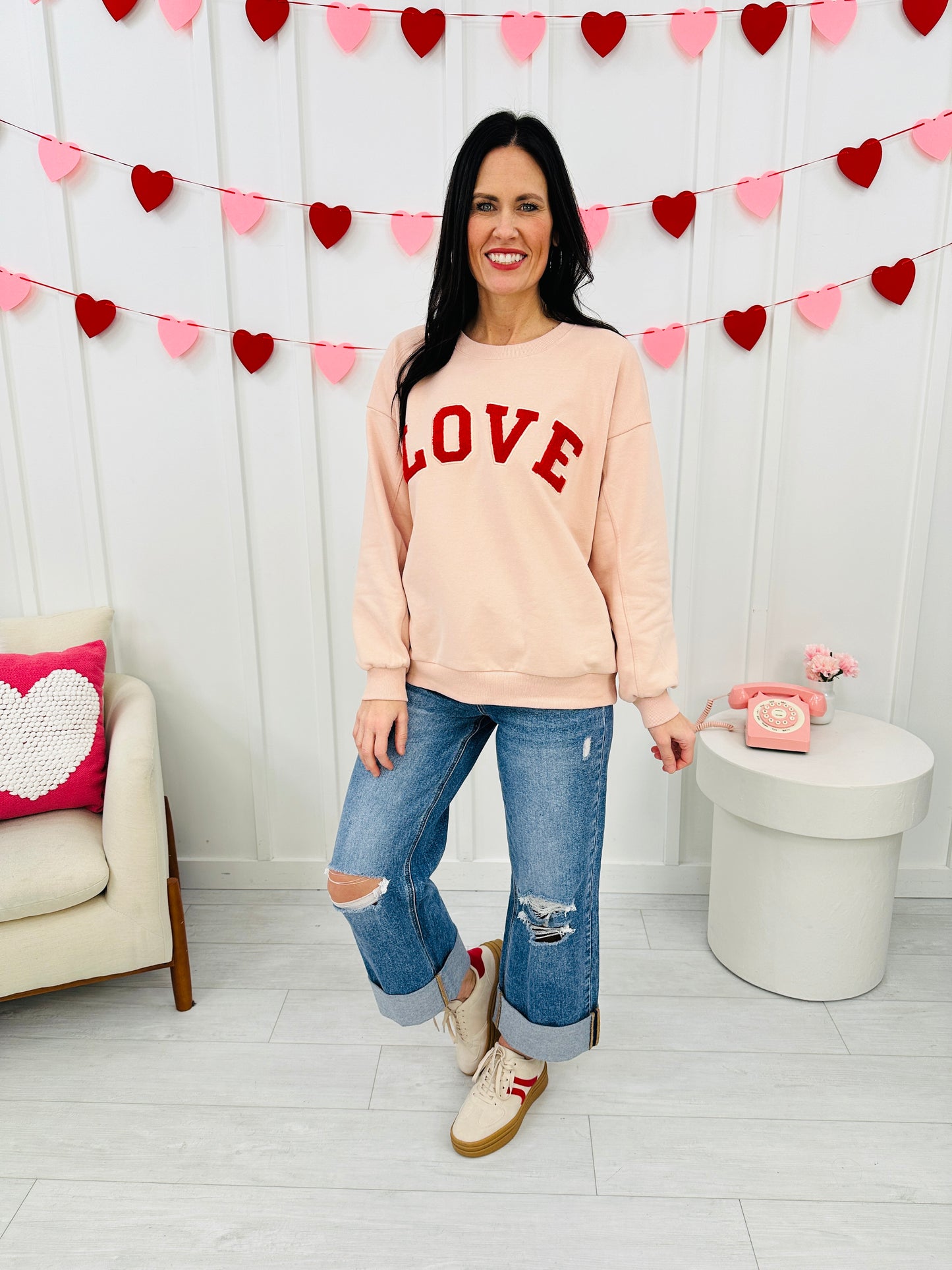 MOCO Exclusive Love and XOXO Graphic Sweatshirts