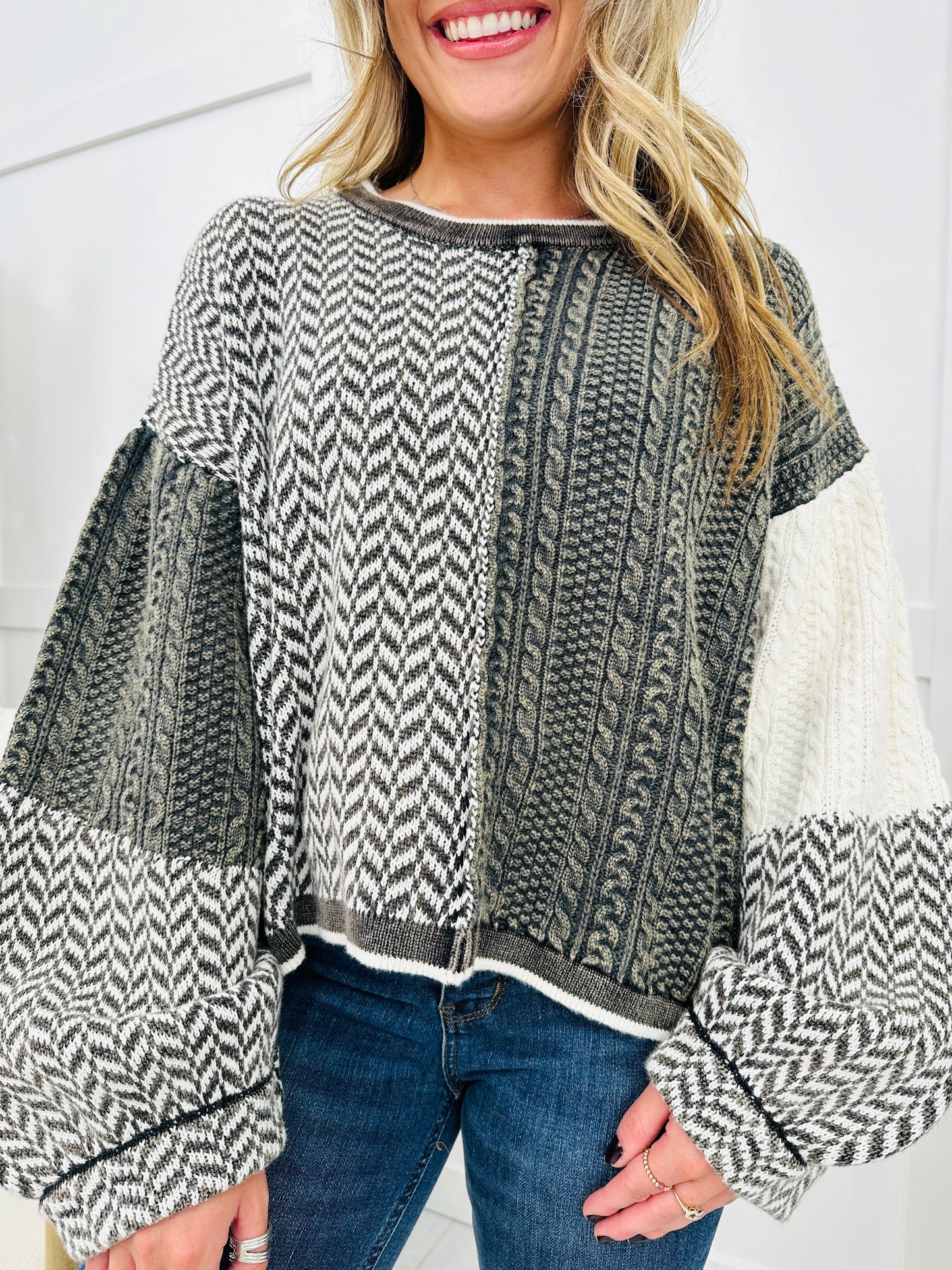 Bold Blocks Sweater