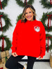 Merry Magic Mock Neck Graphic Sweatshirt