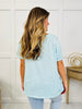 The Finishing Touch Top In Aqua