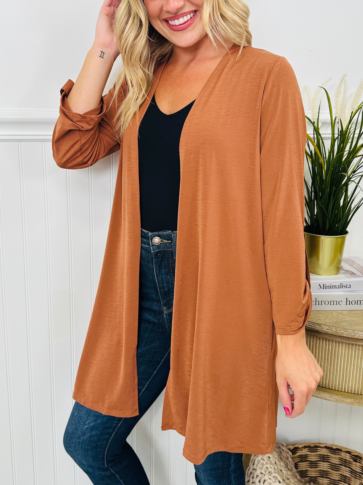 Fall Into Style Wrinkle Free Cardigan- Multiple Colors!
