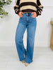 Side Note Tummy Control Wide Leg Jeans