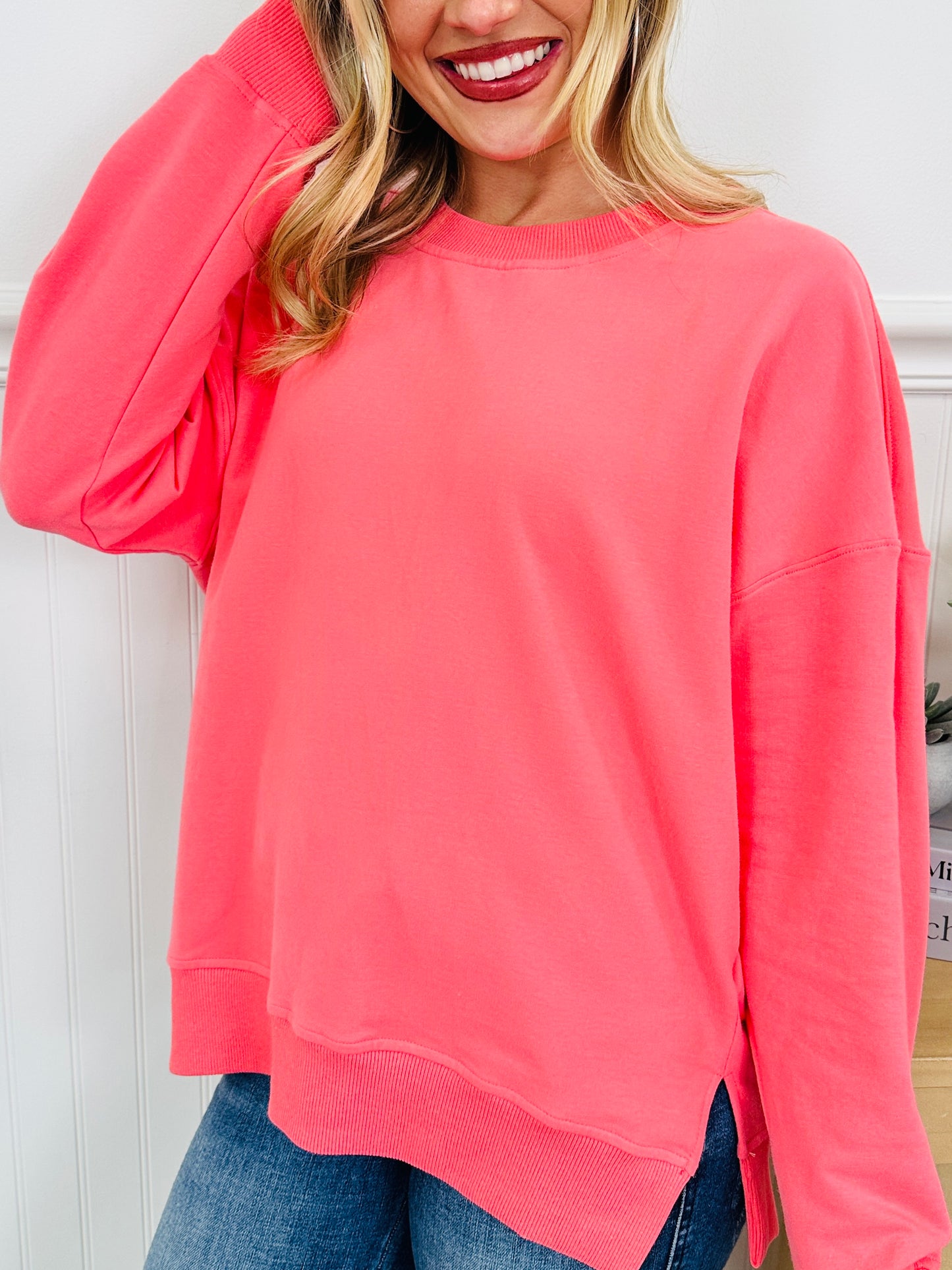 Color Pop Crewneck in Four Colors