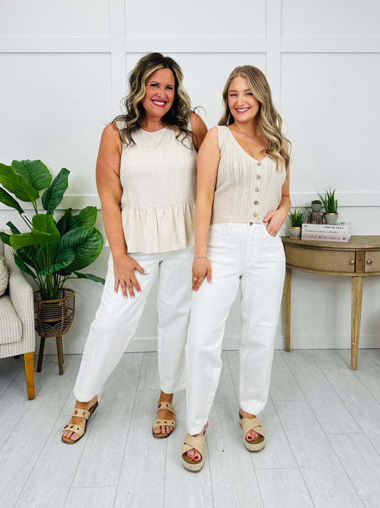 Judy Blue Dockside Darling Rigid Magic Barrel Jeans