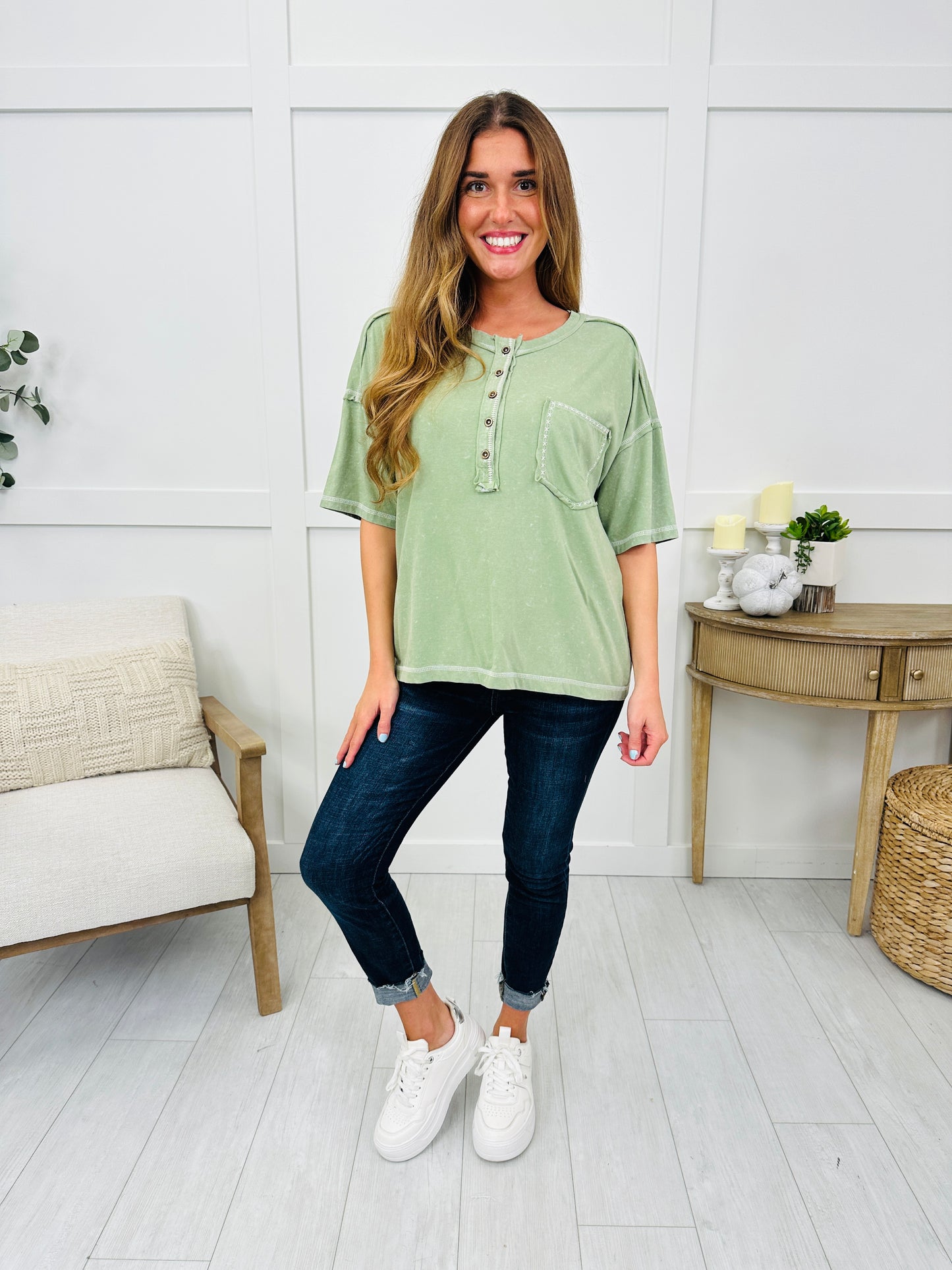 Easy Breeze Tee Top In Multiple Colors