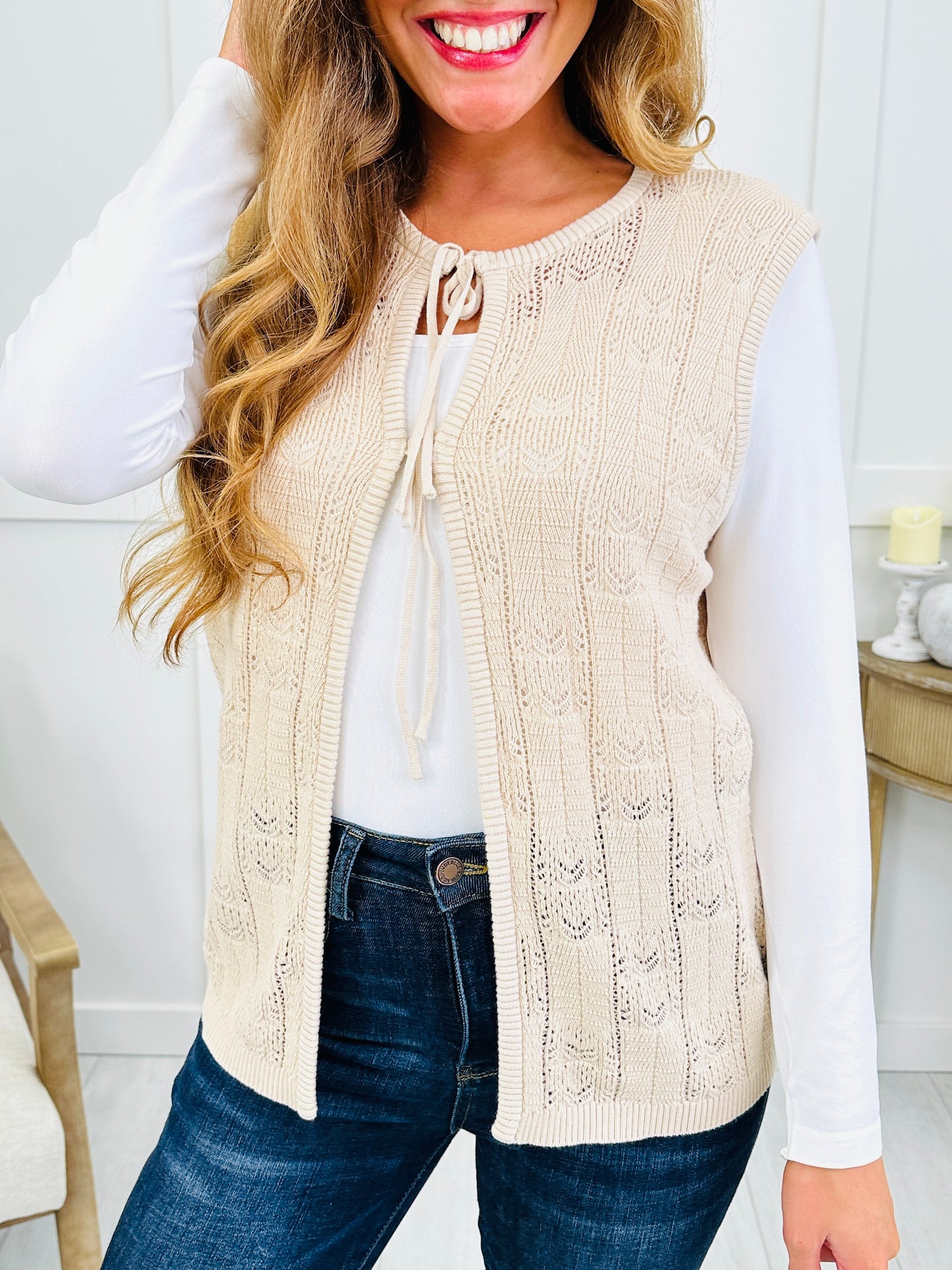 Tied In Time Vest