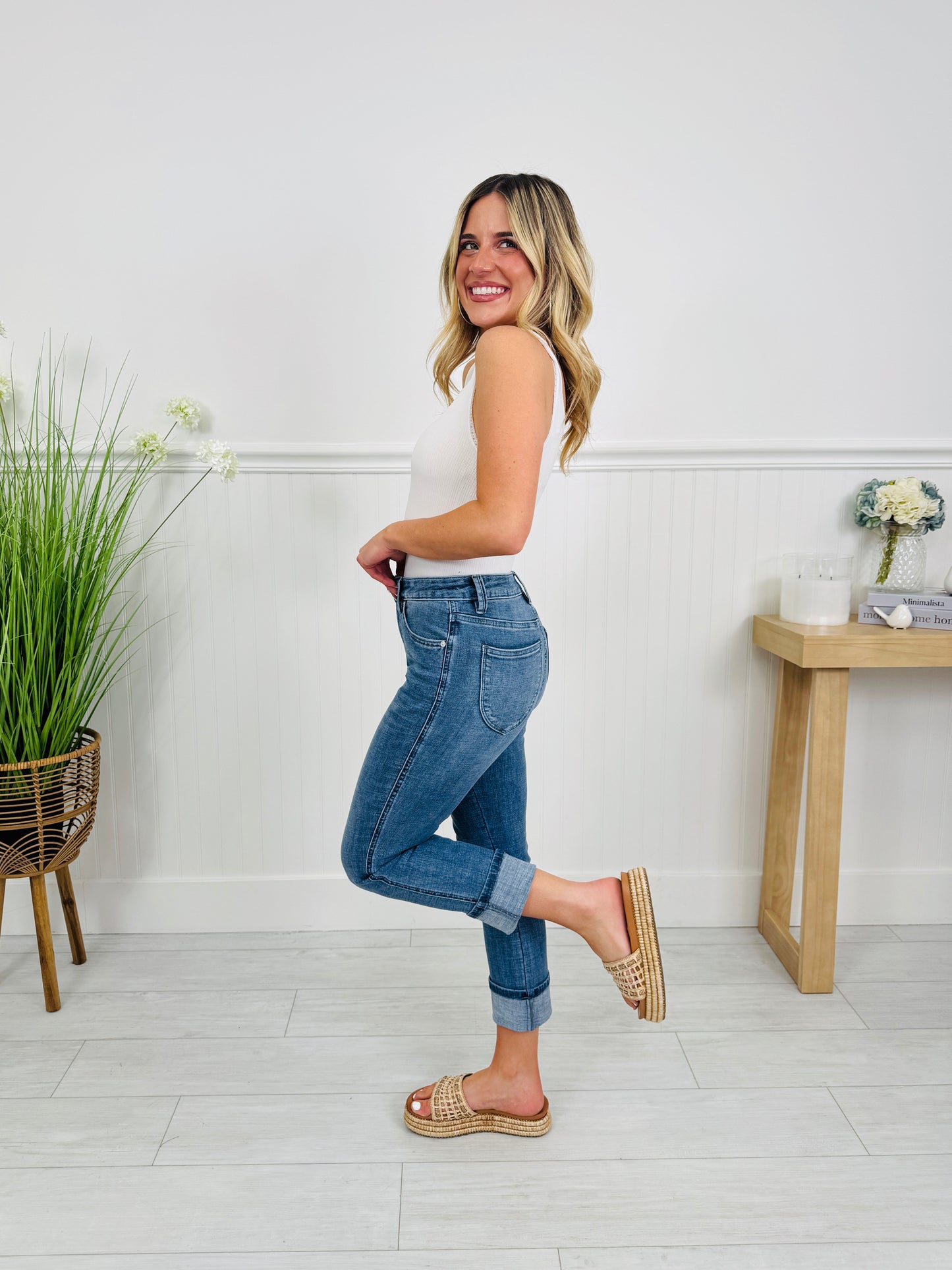 Meant For You Tummy Control Capri Jeans in Three Inseams