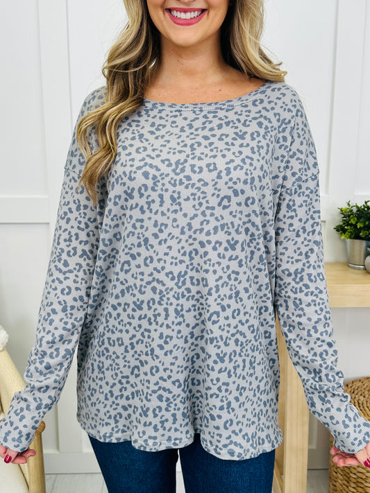 Wild About Cozy Top in Silver