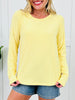 Always On Long Sleeve Top In Multiple Colors