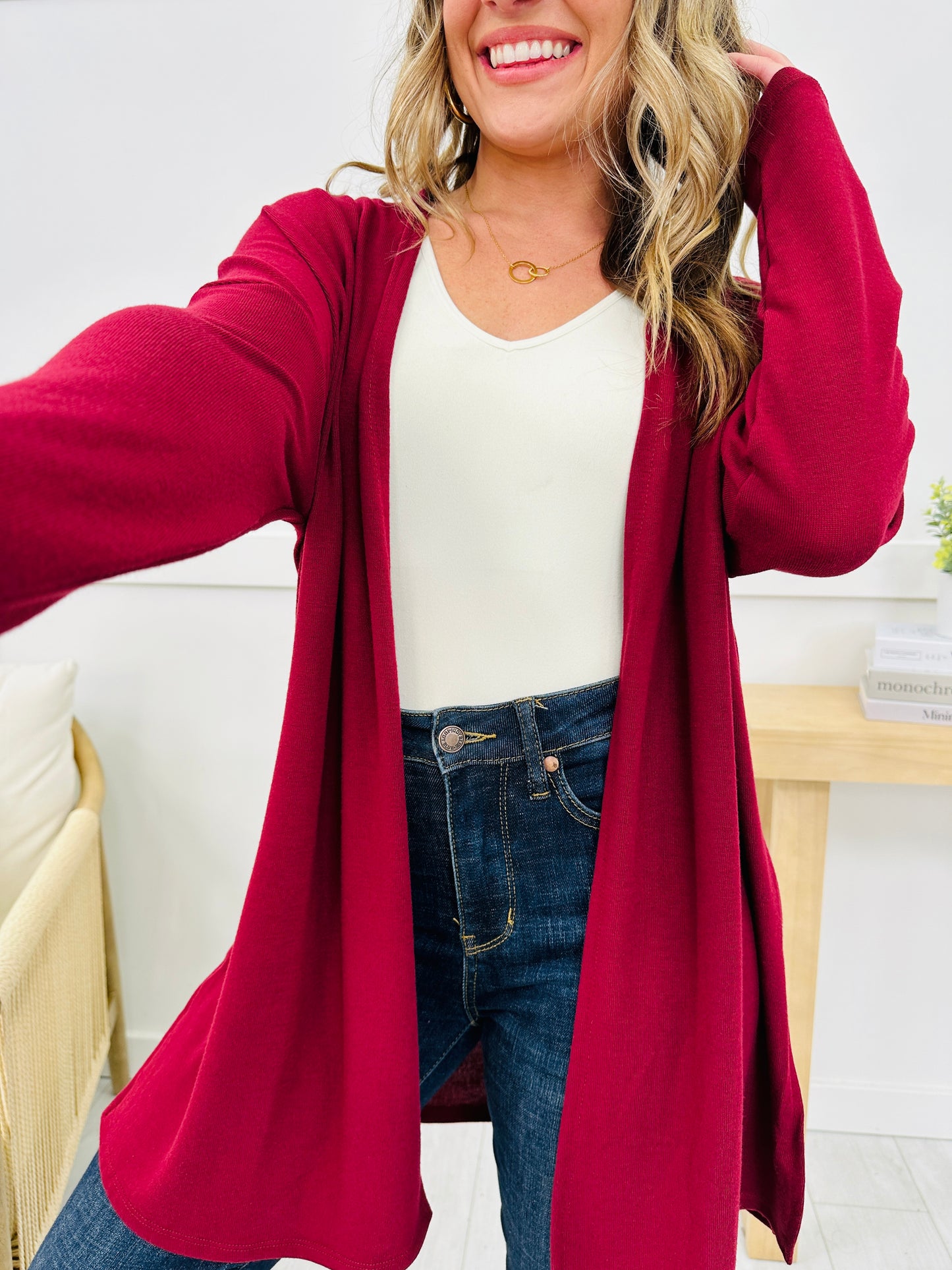 REG/CURVY The Comfiest Cardigan--Multiple Colors