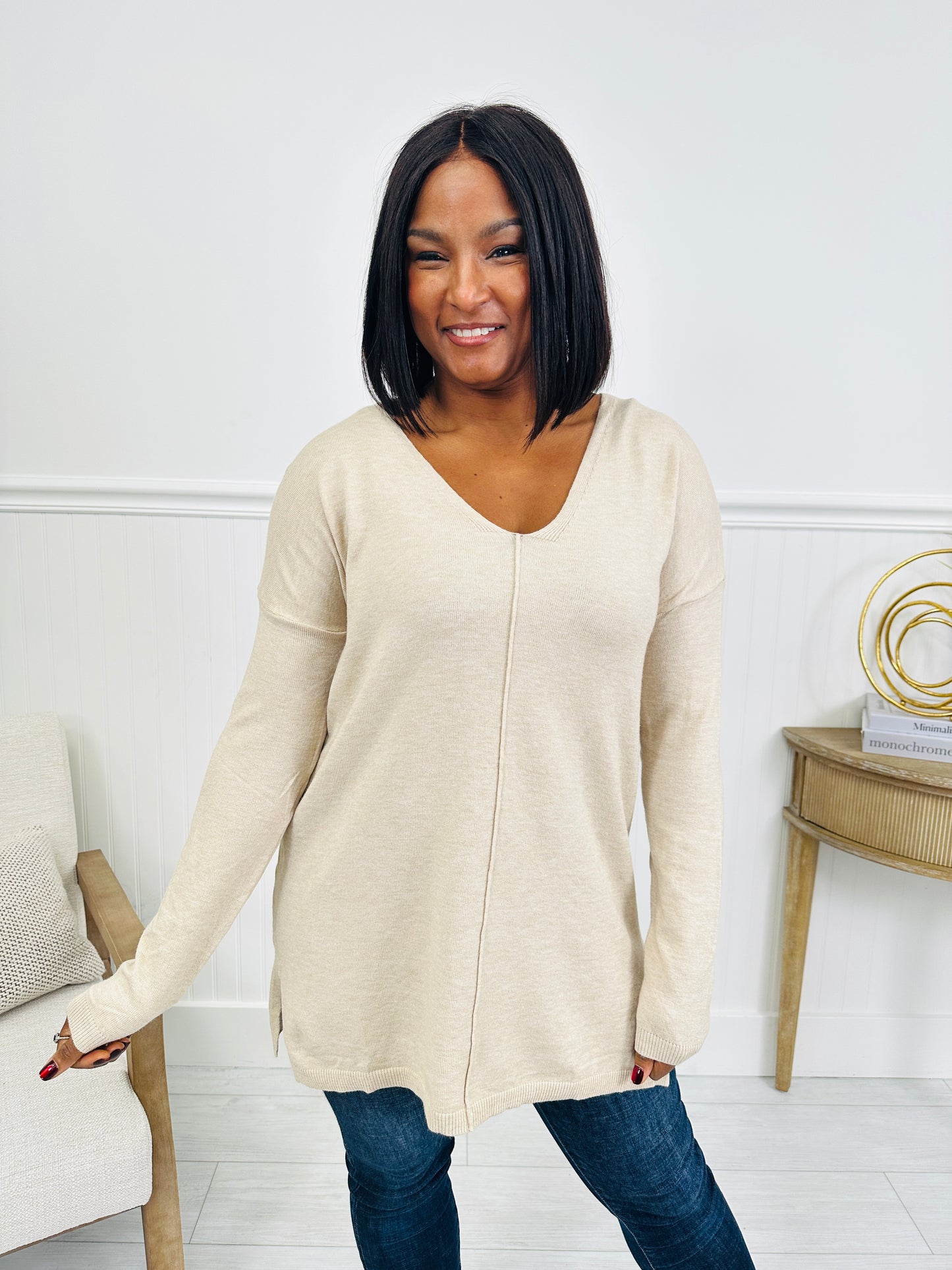 Everyday Rhythm Sweater- Multiple Colors!