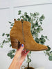 Downtown Days Booties In Tan