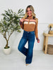 Full Of Style Tummy Control Wide Leg Jeans In Multiple Inseams