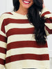 Sunday By The Sea Sweater In Rust