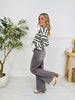 Into The Grey Tummy Control Wide Leg Jeans In Multiple Inseams