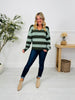 Stripe Of The Moment Sweater In Olive