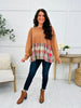 Back To Plaid Top in Wooden