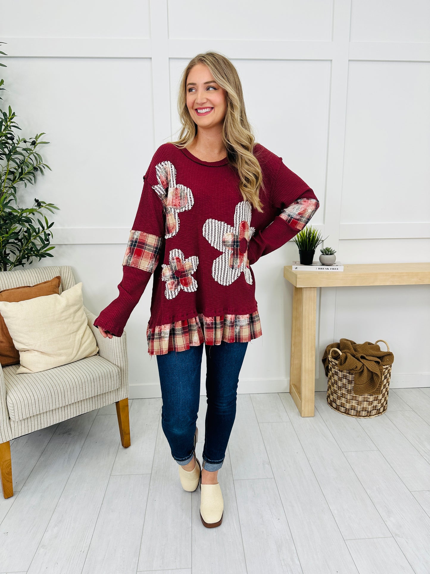 Rewriting The Rules Top In Burgundy