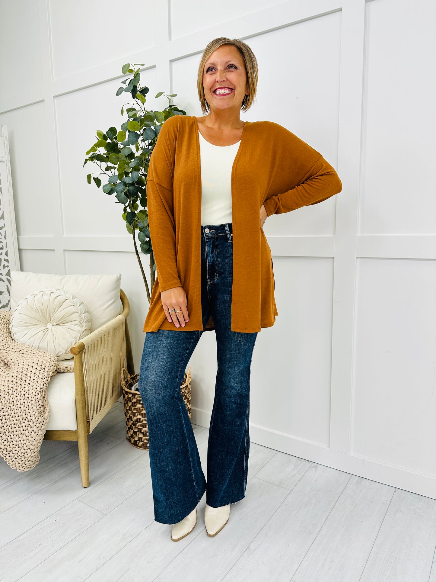 REG/CURVY The Comfiest Cardigan--Multiple Colors