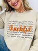 Thankful Graphic Crewneck Sweatshirt
