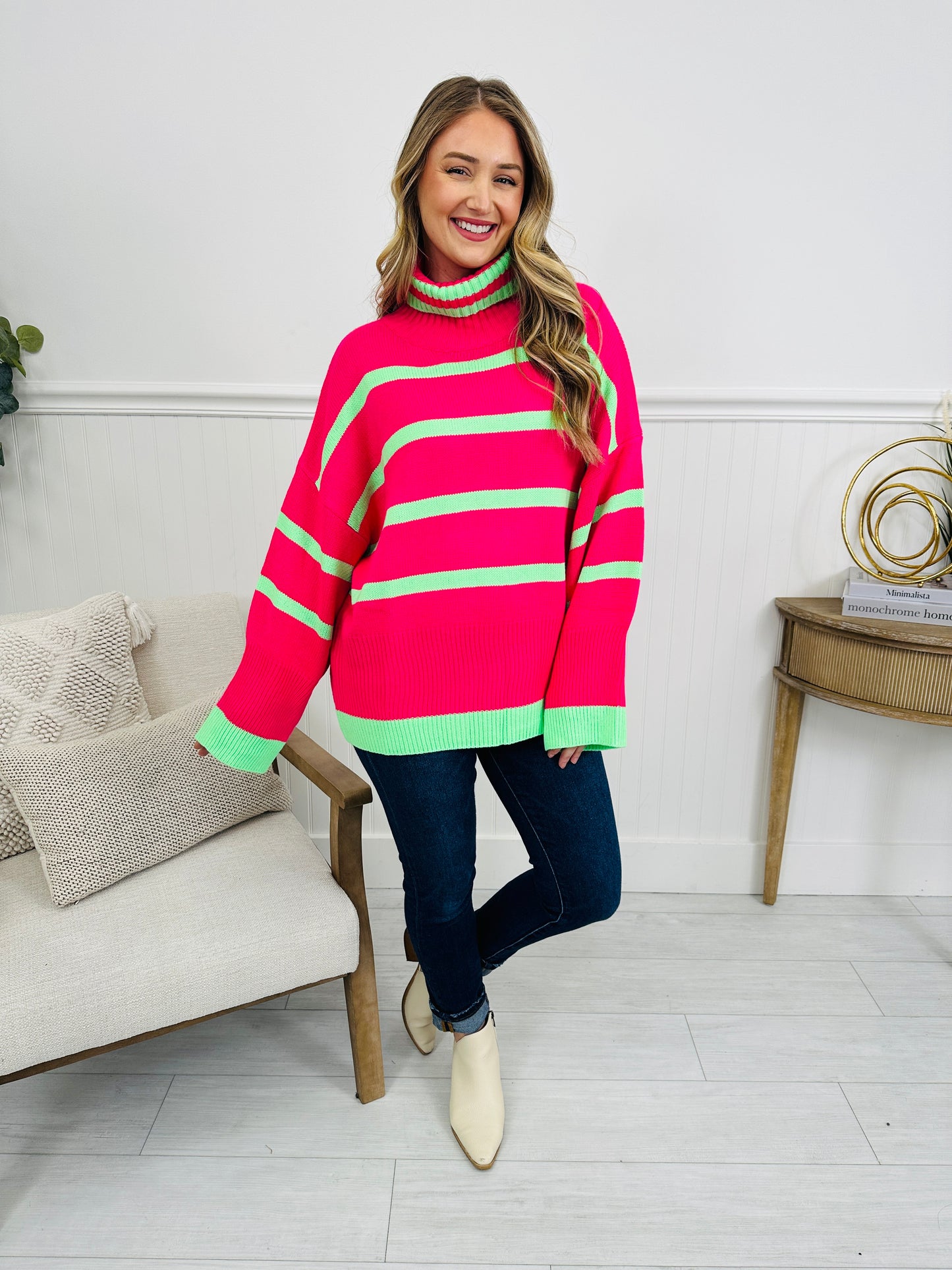 Electric Stripes Sweater