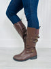 The Buckle Edit Boots in Brown