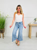 Made To Flatter Tummy Control Wide Leg Cropped Jeans