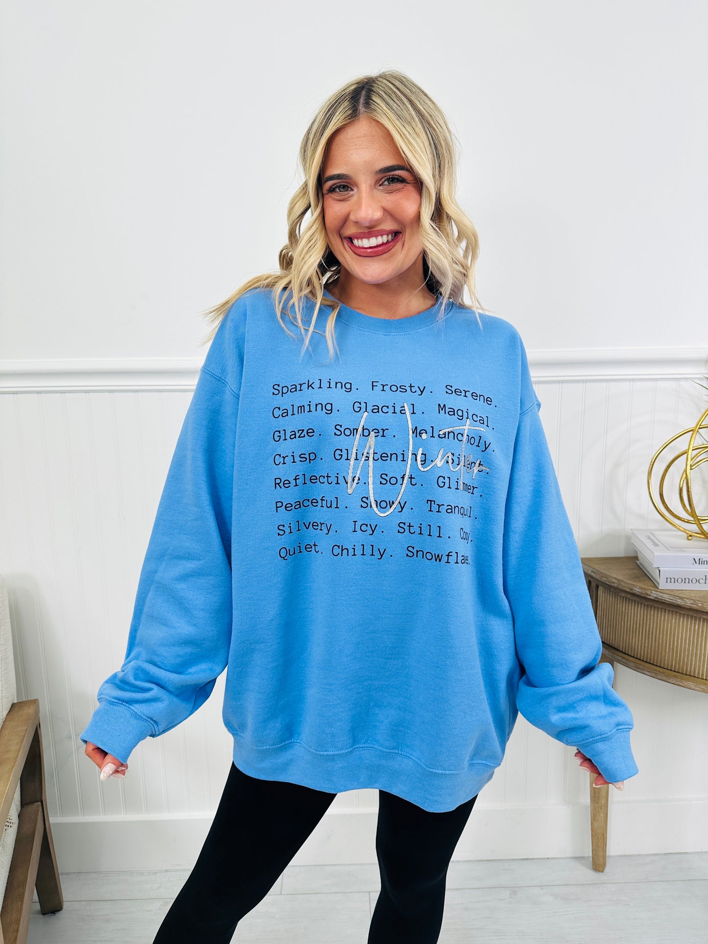 All Things Winter Graphic Crewneck Sweatshirt