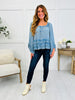 Dreamer's Delight Top In Denim Blue