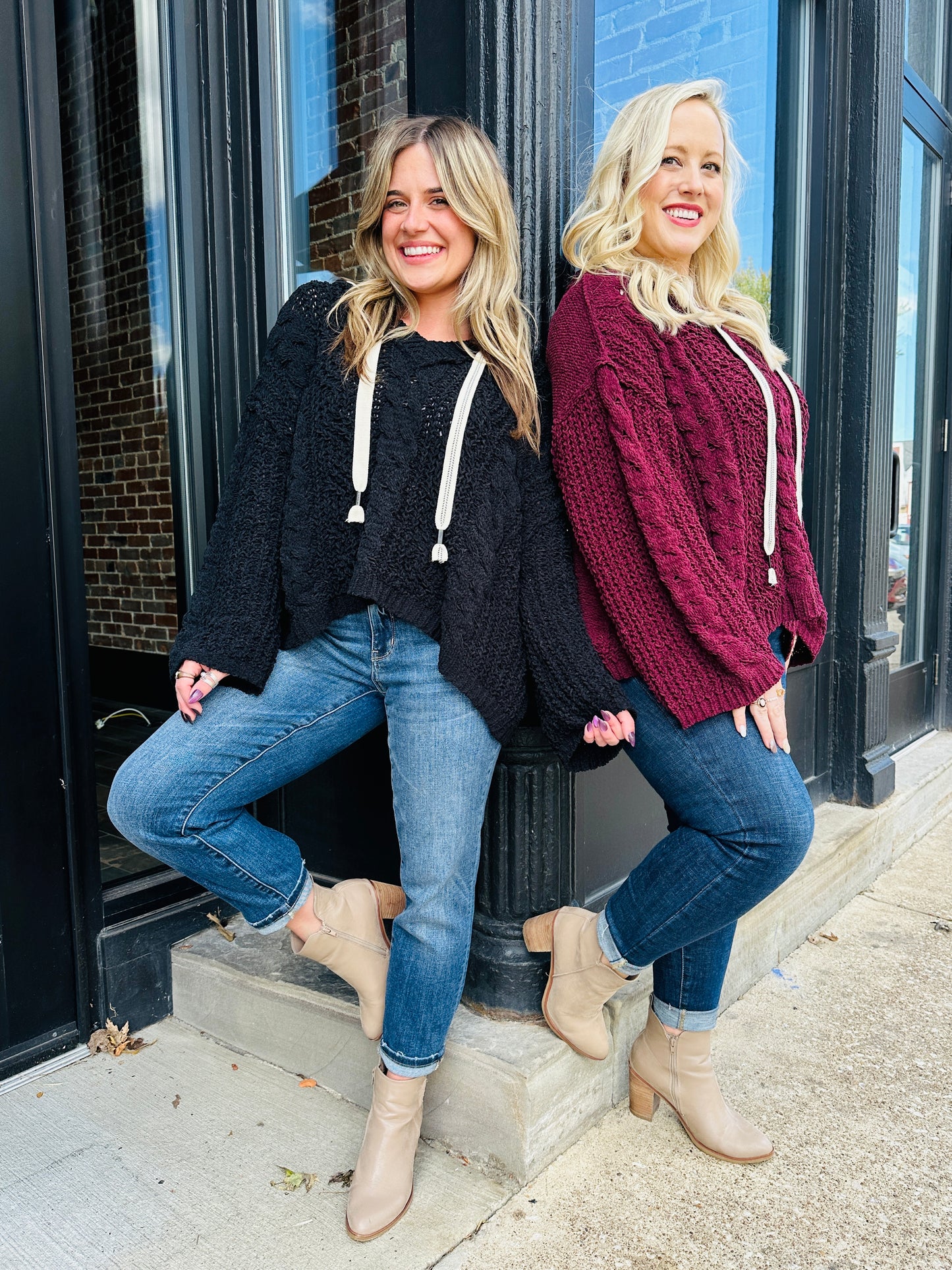 REG/CURVY It's Fall Y'all Hooded Sweater--Multiple Colors!