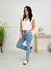 Dreaming of Daisies Tummy Control Straight Jeans