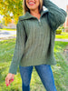 REG/CURVY Cozy Crush Chenille Zip Up Sweater- Multiple Colors!