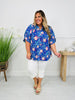 Radiate Sunshine Top in Naples Print