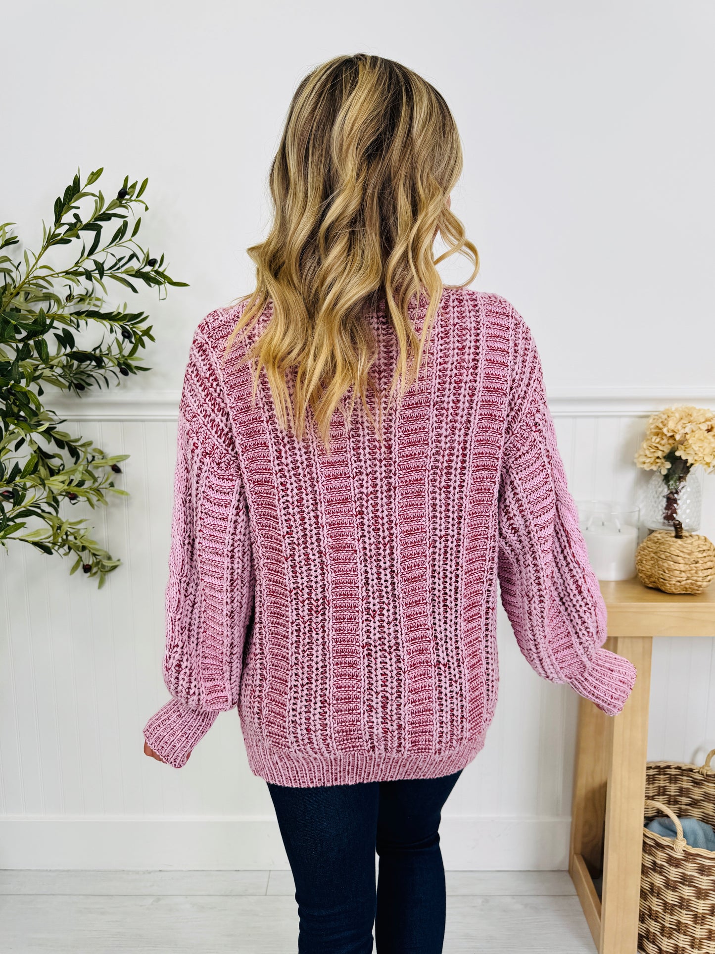Comfort Calling Cardigan In Wine