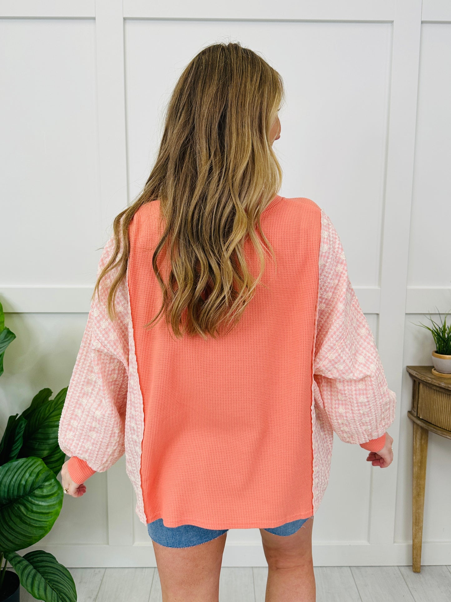 Sweetwater Top In Peach