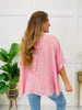 Striped Serenity Top in Ruby
